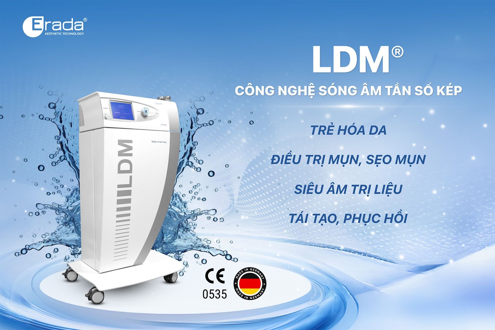 LDM – Công nghệ sóng siêu âm tần số kép hàng đầu từ Đức