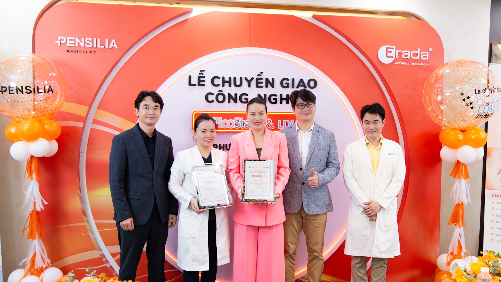 Erada Việt Nam trao bằng chứng nhận đào tạo công nghệ đến Pensilia