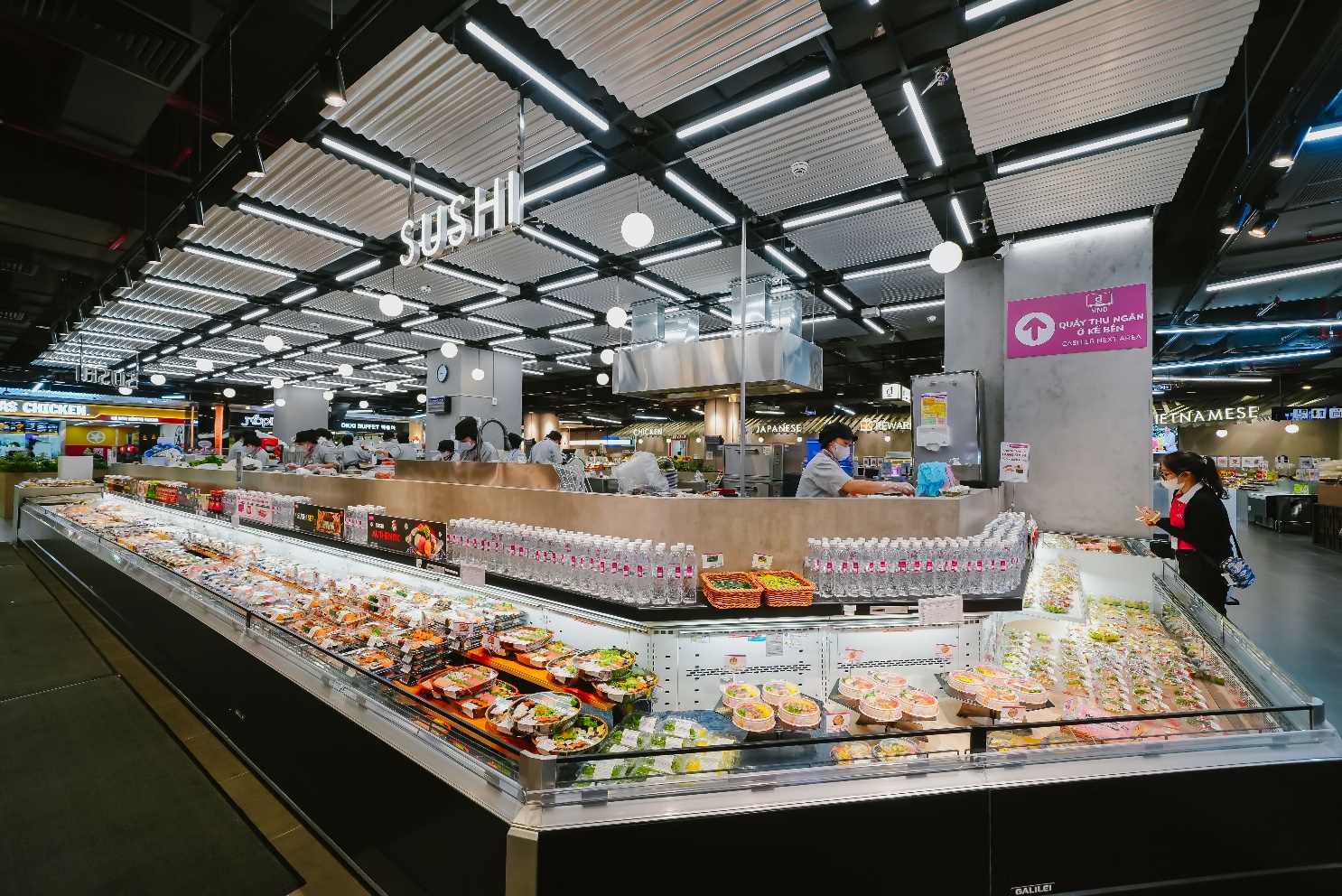 AEON Xuân Thủy tầm trải nghiệm ẩm thực với AEON Delica phục vụ hơn 400 chỗ ngồi