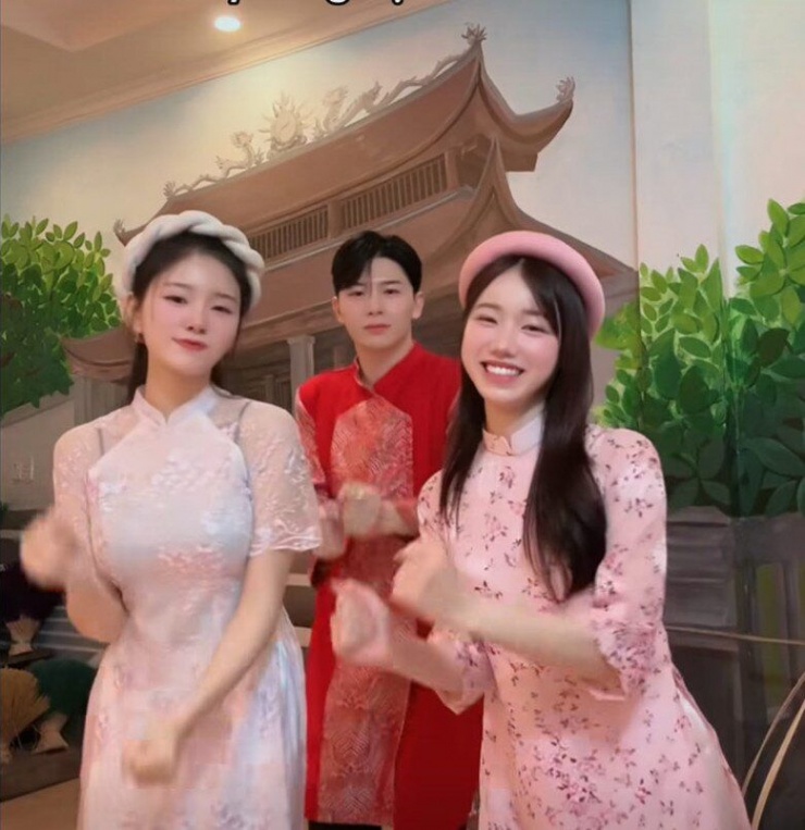 Xuất hiện hot girl áo dài ngỡ gái Hàn, lướt vài giây cũng hút triệu views vì quá xinh đẹp - 12