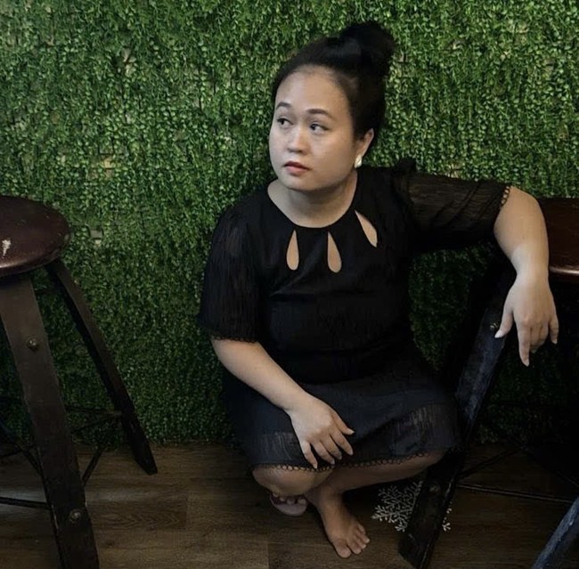 Nguyễn Hoài Thương trước lúc bị bắt tạm giam.