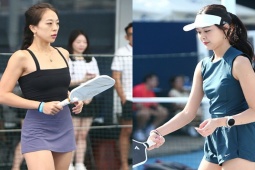 Dàn người đẹp lai Tây lần đầu ra sân, gây ấn tượng giải pickleball ở TP.HCM