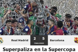 Báo Tây Ban Nha ca ngợi chiến công Barcelona, chê Real và trọng tài