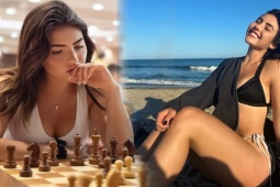 Hot girl cờ vua “gây sốt” vì quá nóng bỏng