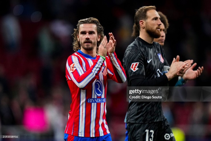 Griezmann cùng các đồng đội vào lịch sử Atletico Madrid