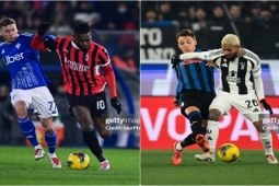Nóng vòng 20 Serie A: AC Milan vất vả ngược dòng, Juventus chỉ kiếm 1 điểm