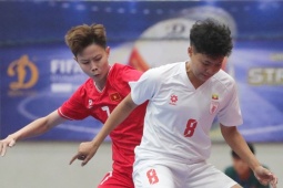 Bóng đá - Video bóng đá futsal nữ Myanmar - Việt Nam: Khởi đầu cực kỳ thuận lợi (Vòng loại châu Á)