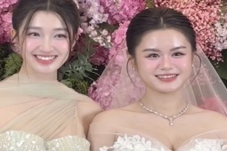 Sắc vóc anh trai, chị dâu Á hậu Phương Nhi khiến dân mạng khen ngợi hết lời