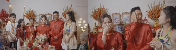 Khoảnh khắc chú rể lau mồ hôi khiến nhiều người bật cười&nbsp;