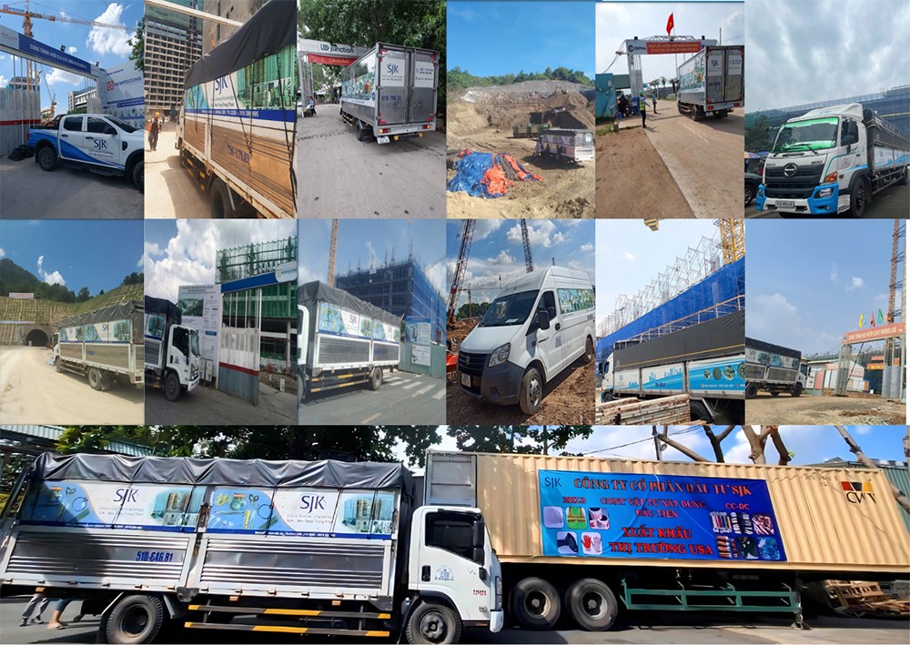 Sản phẩm vật tư SJK đã có mặt tại nhiều dự án công trình