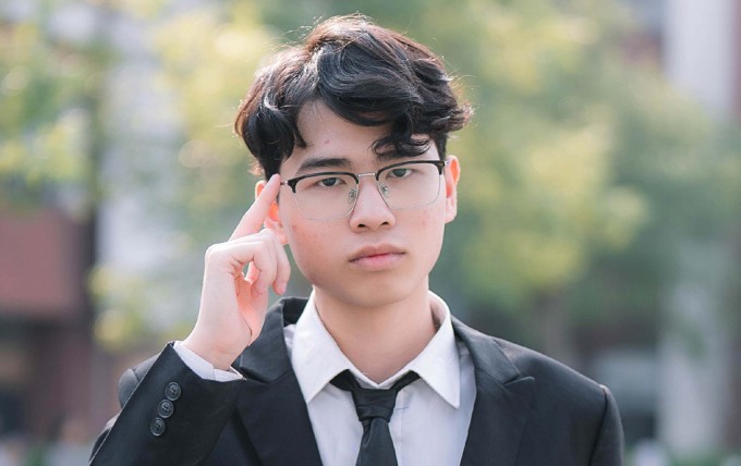 Nguyễn Công Vinh, học sinh lớp 12 trường THPT chuyên Bắc Ninh. Ảnh: Nhân vật cung cấp