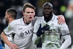 Bóng đá - Lukaku - McTominay tỏa sáng giúp Napoli dẫn đầu đua vô địch Serie A