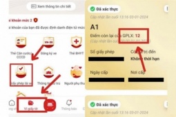 Tin tức trong ngày - Người dân có thể tự theo dõi số điểm của giấy phép lái xe qua ứng dụng VNeID