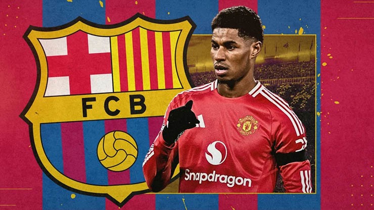 Barca đã đạt thỏa thuận mượn Marcus Rashford