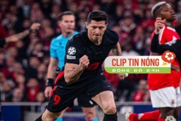 Barcelona lội ngược dòng: Lewandowski lập cú đúp sánh ngang Ronaldo (Clip tin nóng)