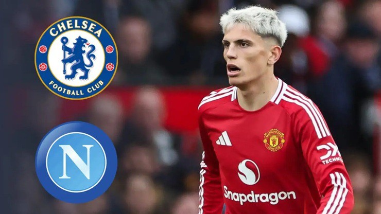 Garnacho đang là mục tiêu theo đuổi của&nbsp;Napoli và Chelsea