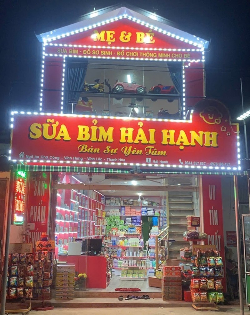 Cửa hàng mẹ bé Hạnh Hải cơ sở Vĩnh Lộc – Thanh Hóa