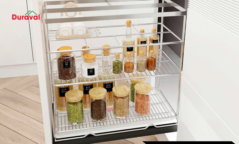 Giá gia vị với độ hoàn thiện cao