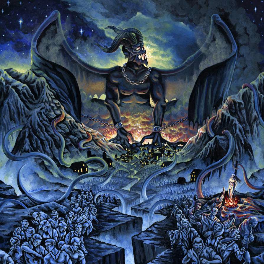 Quái vật Typhon trồi lên từ địa ngục (tranh: World History)