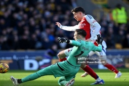 Video bóng đá Wolves - Arsenal: 2 tấm thẻ đỏ & 1 bàn thắng (Ngoại hạng Anh)