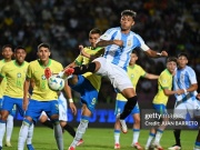 Video bóng đá U20 Brazil - Argentina: Đàn em Messi nhàn nhã  " đánh tennis "  (U20 Nam Mỹ)