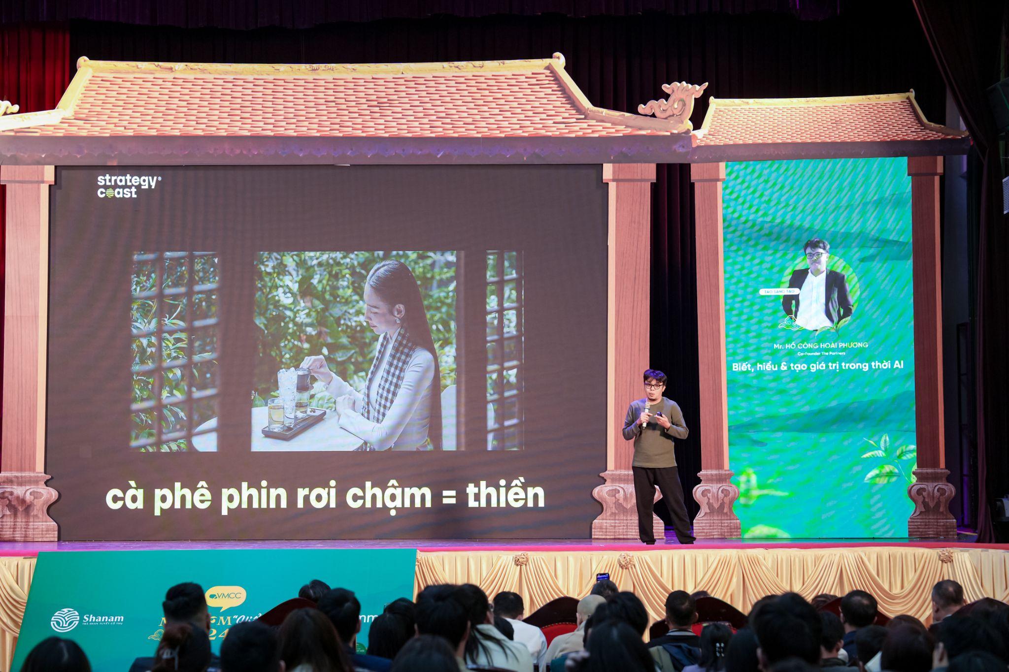 Ông Hồ Công Hoài Phương chia sẻ về kỹ thuật reframing thông qua chiến dịch của cà phê Trung Nguyên