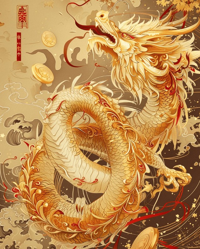 Với những người sinh năm Thìn, năm 2025 sẽ là một năm sự nghiệp phát đạt, giàu có. Ảnh minh hoạ