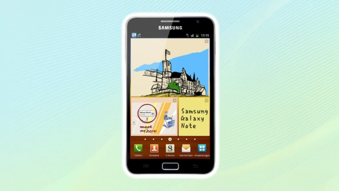 Samsung Galaxy Note.