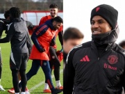 Bóng đá - Rashford cười tươi dù bị hắt hủi, dàn sao MU "đánh hội đồng" HLV Amorim