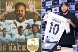 Neymar trở lại Santos hoành tráng: Hàng nghìn fan chào đón, tri ân "Vua" Pele