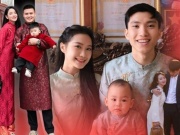 Dàn WAGs khoe dáng ngày Tết: Doãn Hải My đằm thắm, Chu Thanh Huyền phá cách