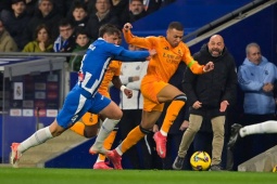 Bóng đá - Video bóng đá Espanyol - Real Madrid: Dàn sao bỏ lỡ, đòn knock-out phút 85 (La Liga)