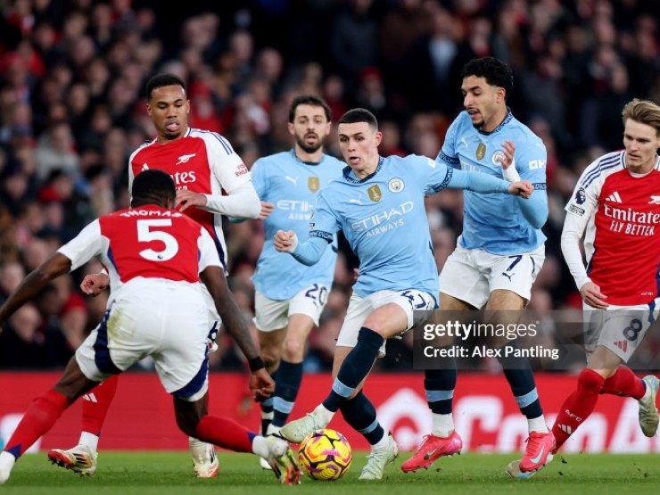 Video bóng đá Arsenal - Man City: Hàng thủ “mơ ngủ“, tặng quà đối thủ (Ngoại hạng Anh)