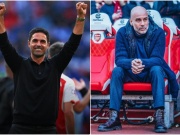 Bóng đá - Man City thảm bại trước Arsenal: Arteta hết lời khen học trò, Pep Guardiola nói gì?