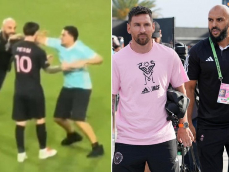 Vệ sĩ, “chiến thần bảo vệ“ Messi bị khán giả hạ đo ván