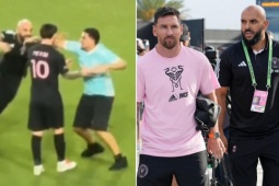 Bóng đá - Vệ sĩ, &quot;chiến thần bảo vệ&quot; Messi bị khán giả hạ đo ván