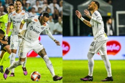 Neymar ra mắt Santos, nhảy múa với trái bóng khiến hàng vạn fan phấn khích