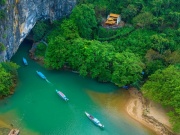 Du lịch - Trải nghiệm đi thuyền 10 km ngắm kỳ quan đệ nhất động Phong Nha, Tiên Sơn