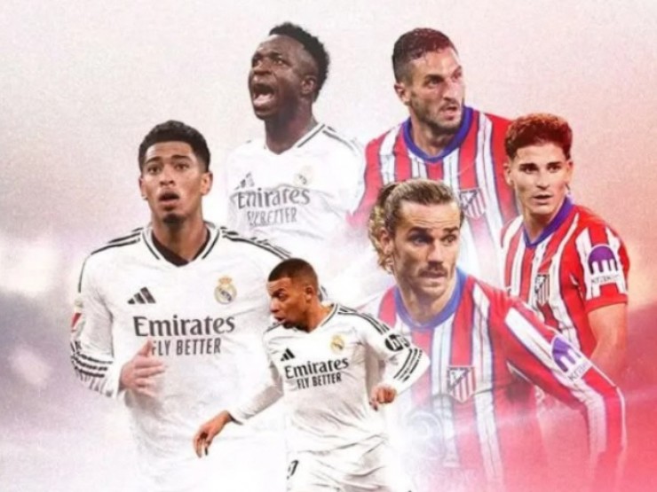 Trực tiếp bóng đá Real Madrid - Atletico Madrid: Derby nảy lửa tranh ngôi đầu (La Liga)