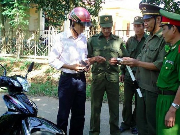 Thẩm quyền chủ tịch xã trong việc xử phạt vi phạm giao thông