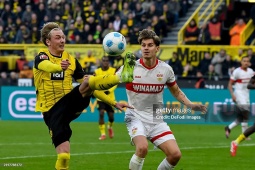 Bóng đá - Video bóng đá Dortmund - Stuttgart: Hiệp 2 tưng bừng, thẻ đỏ đau đớn (Bundesliga)