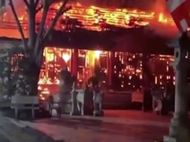 Chùa hàng trăm năm tuổi ở Bắc Giang bị cháy rụi