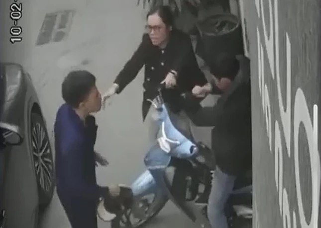 Hình ảnh vụ việc cắt từ clip
