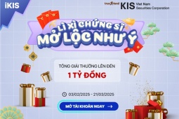 Chứng khoán KIS lì xì đầu năm 1 tỷ đồng cho “chứng sĩ”