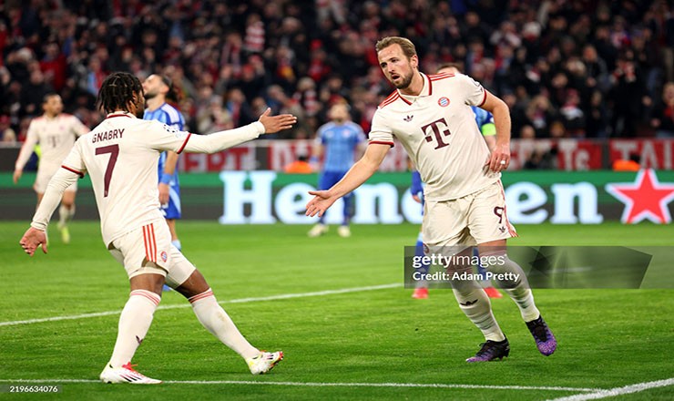 Harry Kane sẽ tiếp tục dẫn dắt hàng công của Bayern tiến xa tại Cúp C1 năm nay