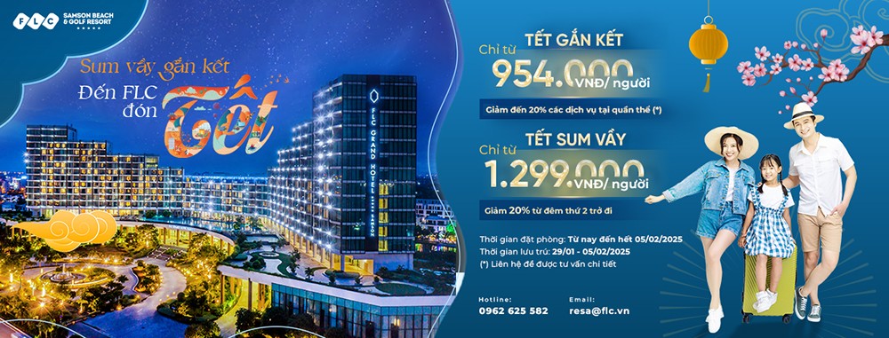 &nbsp;Nguồn ảnh: FLC Hotel &amp; Resorts Sầm Sơn - Thanh Hóa