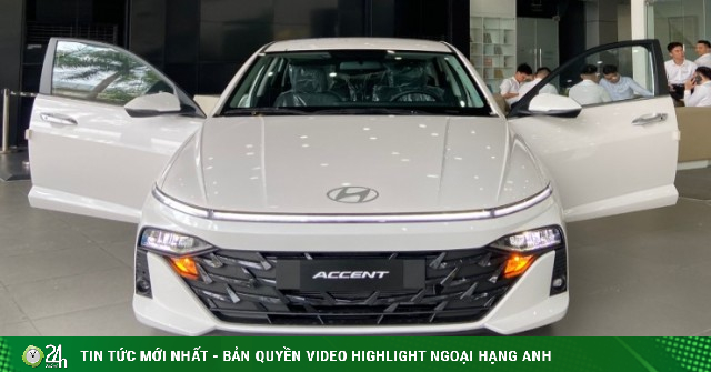 Ngắm Hyundai Accent 2025, giá từ 426 triệu đồng