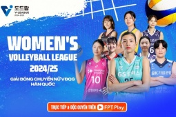 Nóng: Giải bóng chuyền nữ VĐQG Hàn Quốc 2024/25 phát độc quyền trên FPT Play