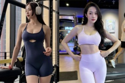 Hot girl yoga Việt Nam tích cực  " độ dáng " , chăm tập để có số đo như ý