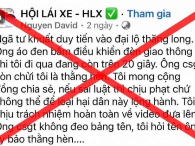 Thông tin “có thể tự ý điều chỉnh tín hiệu giao thông“ là sai sự thật